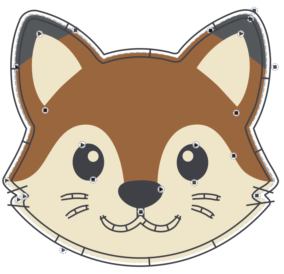 Fuchs Vektordarstellung